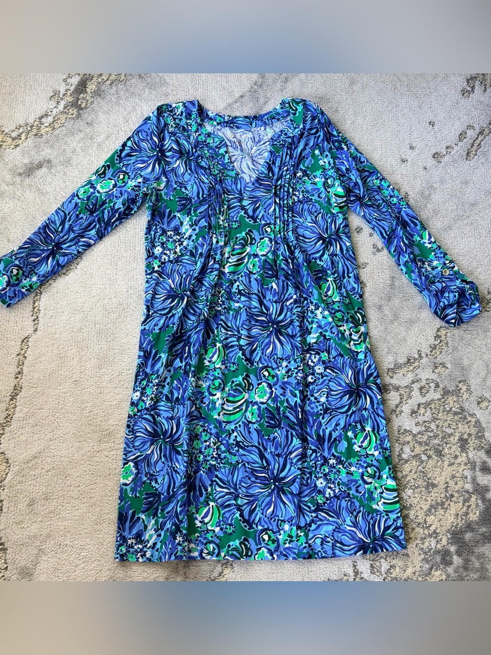 EUC Lilly Pulitzer Fairfax 3/4 Sleeve Dress Sz S